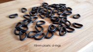 10mm plastic d-rings (20 pieces)