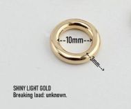 10mm gold o-rings chunky