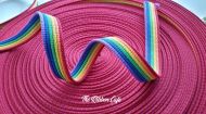 20mm pride rainbow webbing 