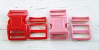 38mm buckle sets  2 colours in stock Red, Salmon Pink