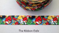 Angry Birds 22mm wide printed ribbbon