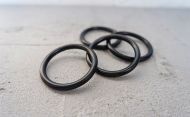 15mm matt black o-rings
