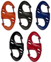 Carabiners pack of 5 mixed colours