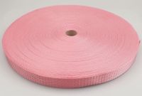 38mm salmon pink polypropylene webbing